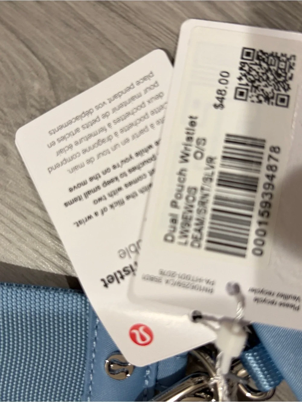 Lululemon dual pouch wristlet